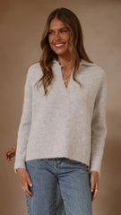 Kouvr Knit Sweater Grey
