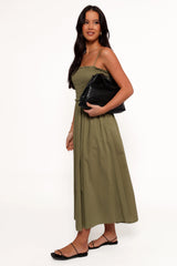 Nigella Maxi Dress Olive Green