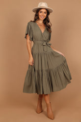 Barker Dress Olive