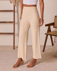 Soft Confession Straight Leg Knit Pants
