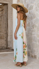 Ellea Maxi Dress Botanical Bliss Blue