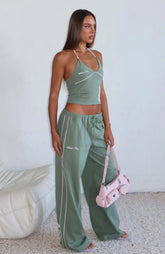 Cant Help The Feeling Track Pants Khaki