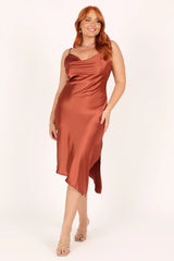 Cyprus Dress Rust