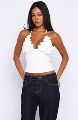 Oh My Darling Top Off White