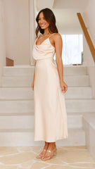 Audrey Maxi Dress Soft Gold