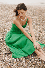 Shiloh Midi Dress Green