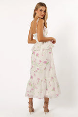 Armani Midi Dress White Floral