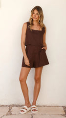 Tillie Crop Top Chocolate
