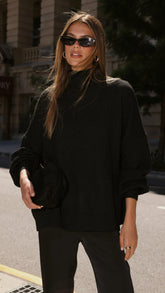 Harita Knitted Sweater Black