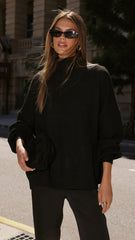 Harita Knitted Sweater Black