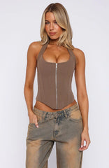 Already Over Bustier Chocolate
