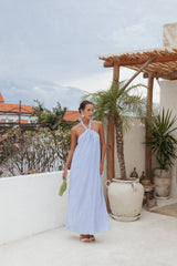 Theophania Maxi Dress Pale Blue
