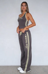 Star Of The Night Track Pants Charcoal