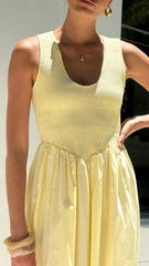 Amira Maxi Dress Yellow