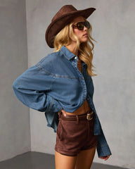 Berkshire Chambray Top