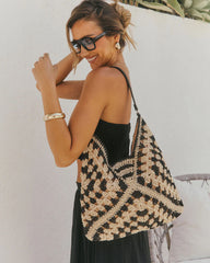 Full of Sunshine Woven Straw Shoulder Bag