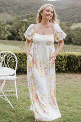 Delaney Maxi Dress Pink Floral