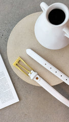 Stacey Belt Chalk Gold