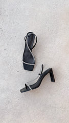 Kaye Heels Black Diamante
