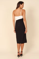 Xiomar Dress White Black