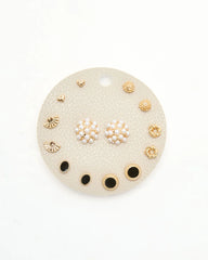 Midnight Minis Multi Stud Earrings