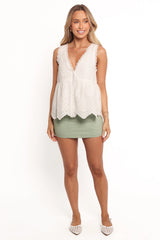 Snezana Top White