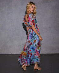 Sweet Blooms Floral Maxi Dress