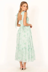 Floret Midi Dress Sage