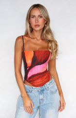 Youll Be Ok Bustier Sunset Petal