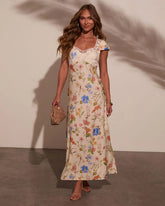 Sevie Floral Slip Maxi Dress