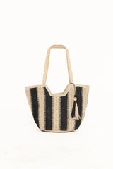 Sherrie Tote Bag Beige Black