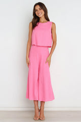 Femme Jumpsuit Pink