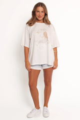 Mia Graphic Tee Golden Hour