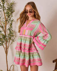 Seablush Shift Mini Dress