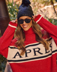 Ibia Coated Knit Pom Pom Beanie