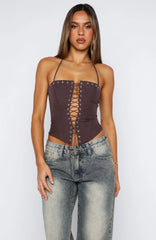 Make You My Lover Bustier Chocolate