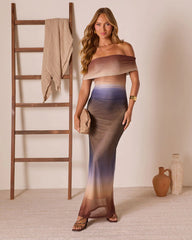 Ettie Off The Shoulder Maxi Dress