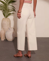 Elara High Waisted Wide Leg Jeans