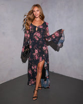 Chapel Glow Printed Maxi Dress