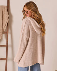 Tensley Open Front Hooded Cardigan