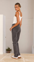 Rollas 90s Relaxed Jean Vintage Black Worn Black