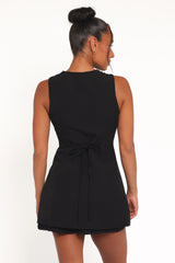 Amanda Vest Top Black