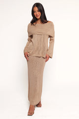 Indya Knit Skirt Mocha