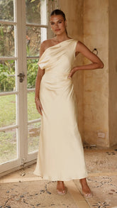Gigi Maxi Dress Lemon