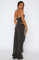 Star Of The Night Track Pants Charcoal