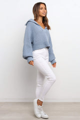 Declan Knit Sweater Blue