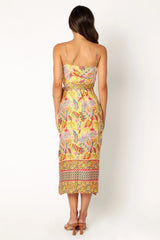 Clement Wrap Midi Dress Tropical