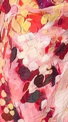 Jemma Long Sleeve Mini Dress Pink Abstract