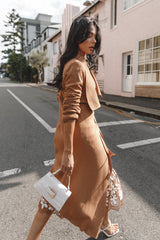 Audrina Cardigan Camel