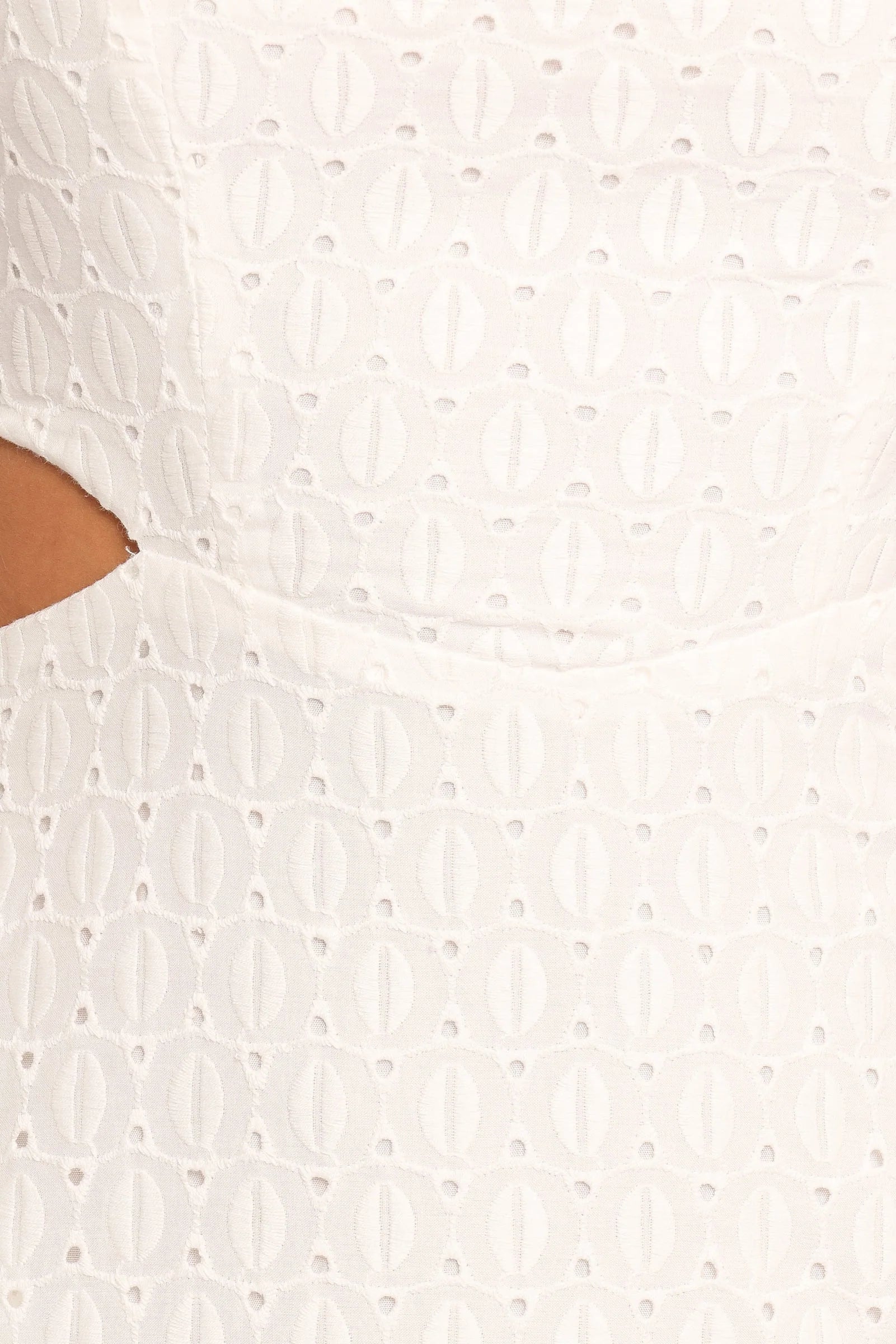 Laura Midi Dress White